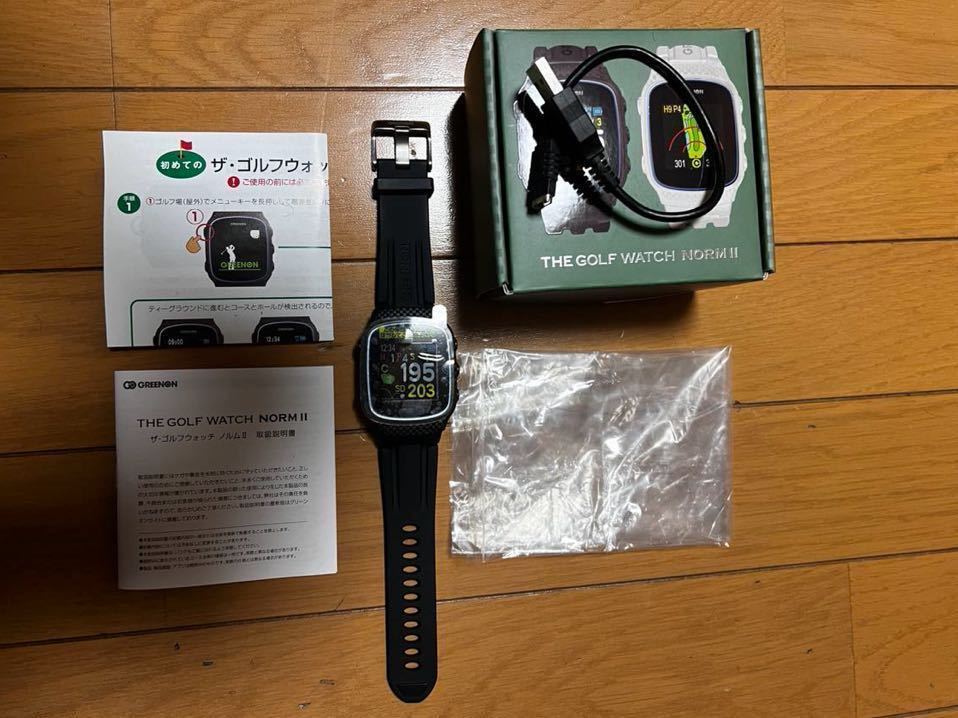 Golf watch norm ii グリーンオン 取扱説明書 GPSナビ GREENON