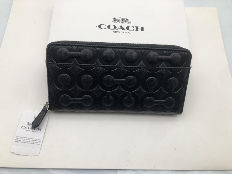 コーチ COACH 長財布 財布 シグネチャー アコーディオンラウンドジップ