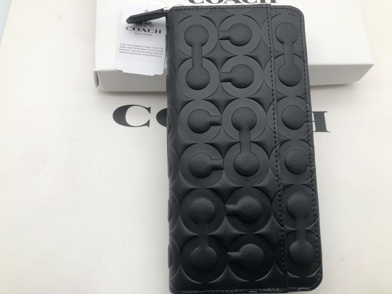 コーチ COACH 長財布 財布 シグネチャー アコーディオンラウンドジップ