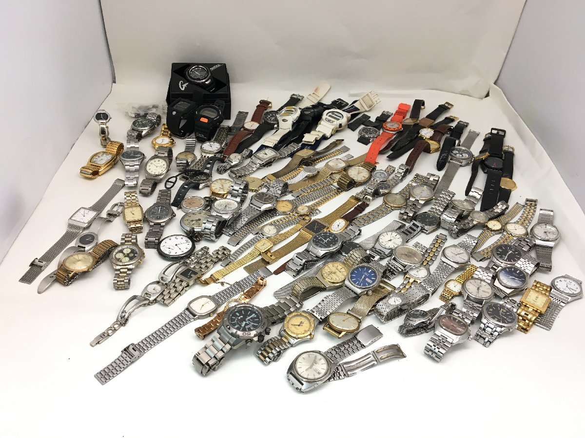 SEIKO / G-SHOCK / CASIO / GUCCI / RADO 他 クォーツ多数 腕時計 メンズ レディース まとめ 動作未確認 現状渡し 中古【UW120298】