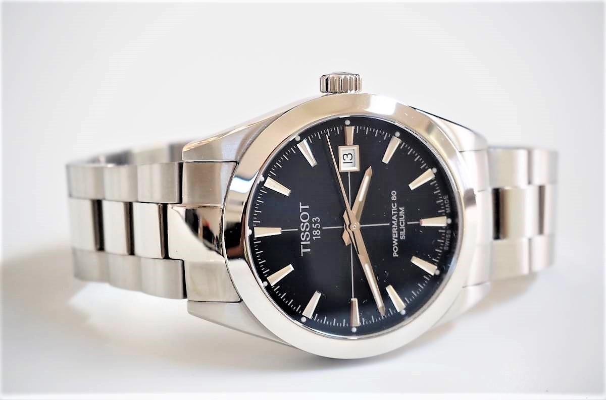 ジェントルマン ティソ TISSOT パワーマティック 0 シリシウム 自動 