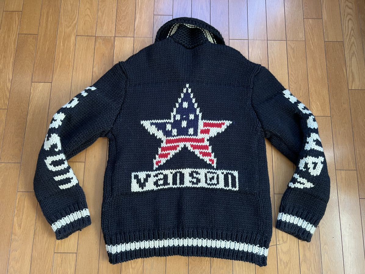 バンソン ジップアップカーディガン セーター ワンスター XXL