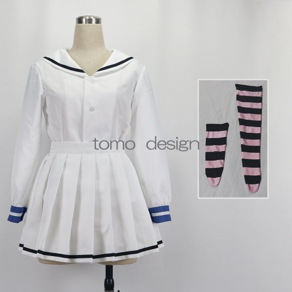 cos9597高品質 実物撮影 グリザイア：ファントムトリガー 獅子ヶ谷桐花 コスプレ衣装_5