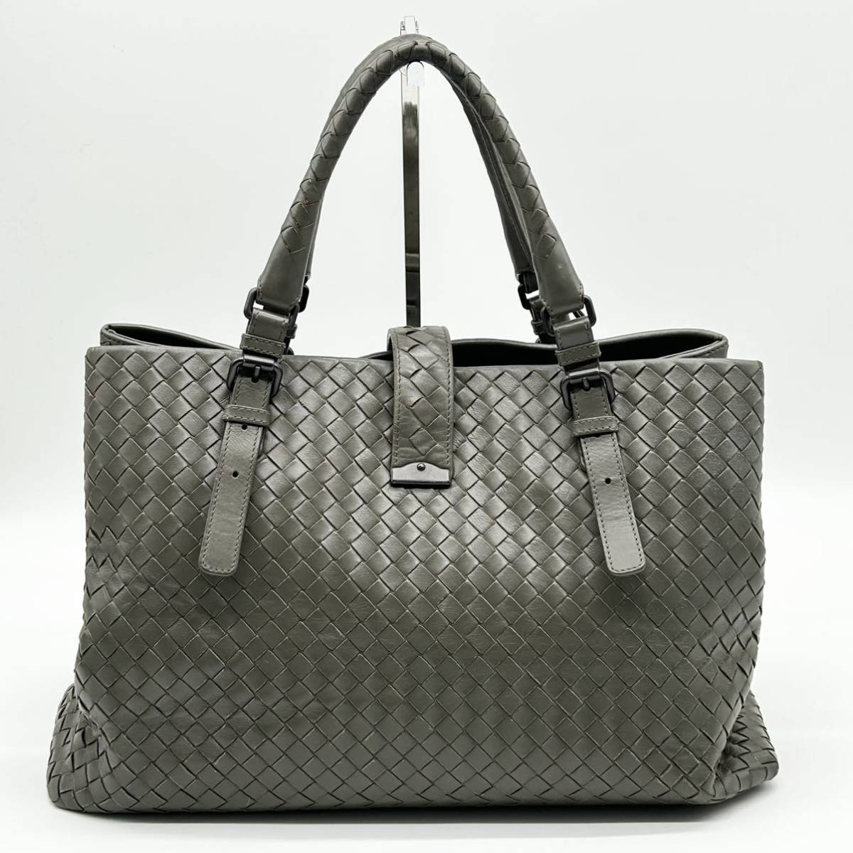 1円○美品○BOTTEGA VENETA ボッテガヴェネタ イントレチャート トート 