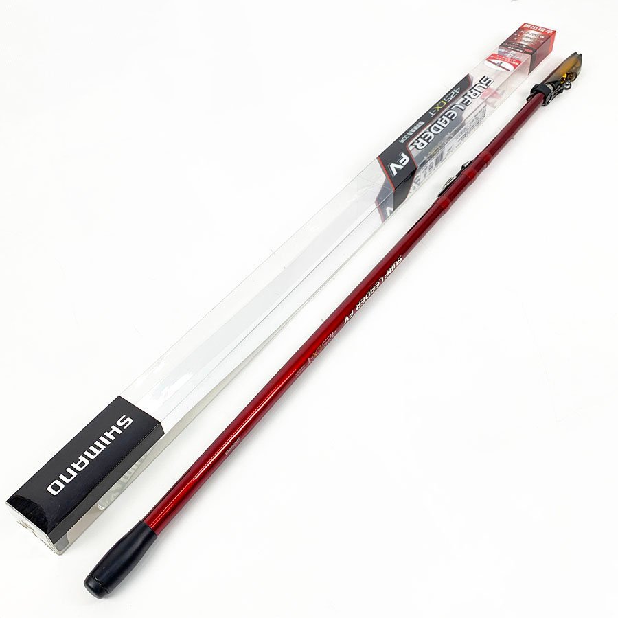 フィッシング SHIMANO シマノ サーフリーダー 420 スーパーカーボン 竿袋有