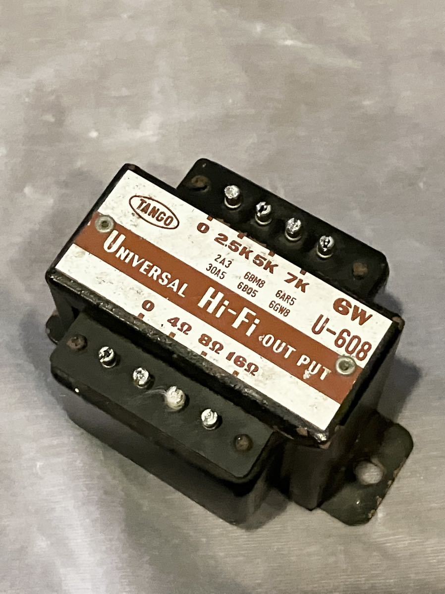 TANGO タンゴ U-608 - Yahoo!オークション 2個 出力トランス シングル