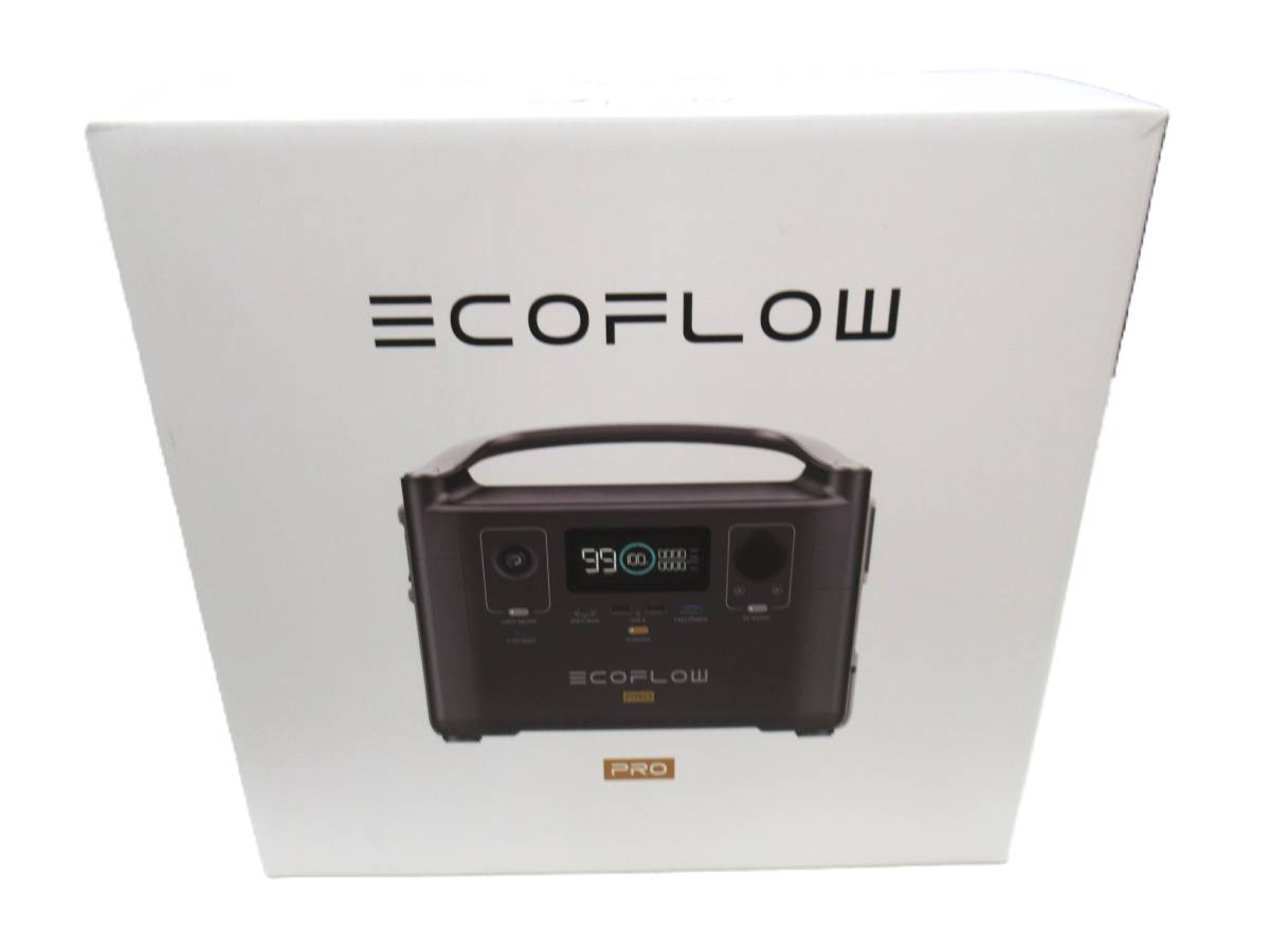 展示品 エコフロー ECOFLOW RIVER 600 PRO リバー ポータブル 電源 発電機 災害 アウトドア キャンプ レジャー バーベキュー
