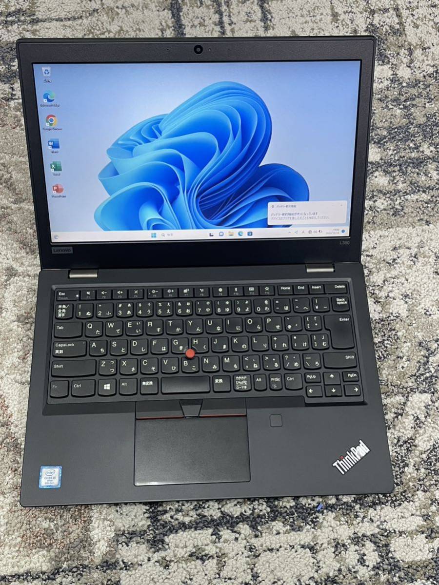 特選ジャンクPC]Lenovo L380 20M6S0MY00: Core i5-8250U@1.60GHz