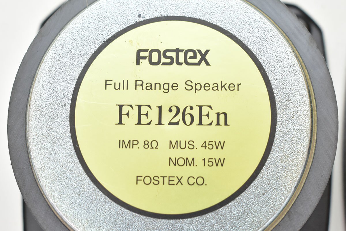 FOSTEX FE126En フルレンジスピーカー ペア 音出しOK[フォステクス 