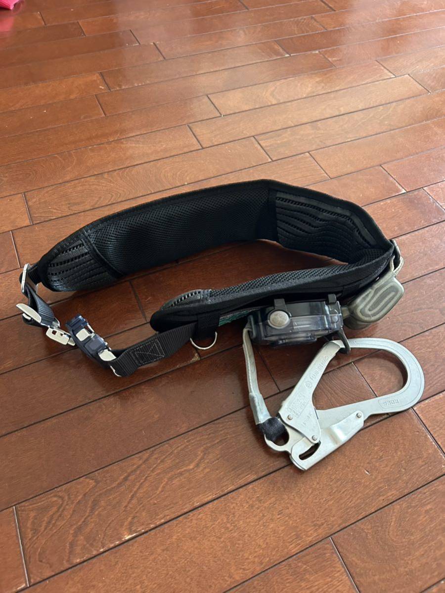 ツヨロン　安全帯　ワンタッチベルト　腰パッド付き