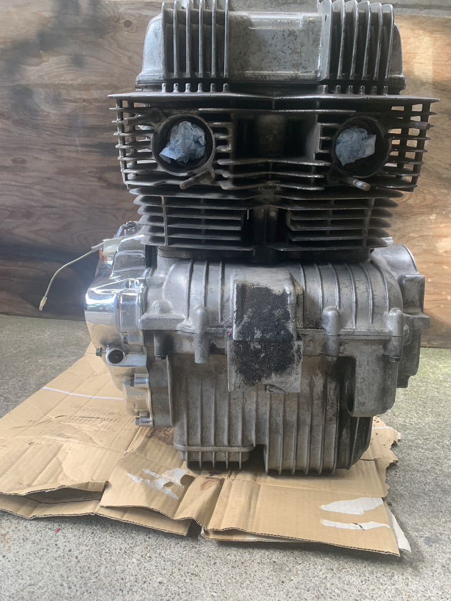 エンジン CB400T ホーク2 バブ メッキ CB400T バブ ホーク2 メッキ