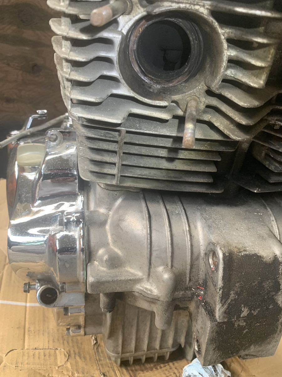 エンジン CB400T ホーク2 バブ メッキ CB400T バブ ホーク2 メッキ