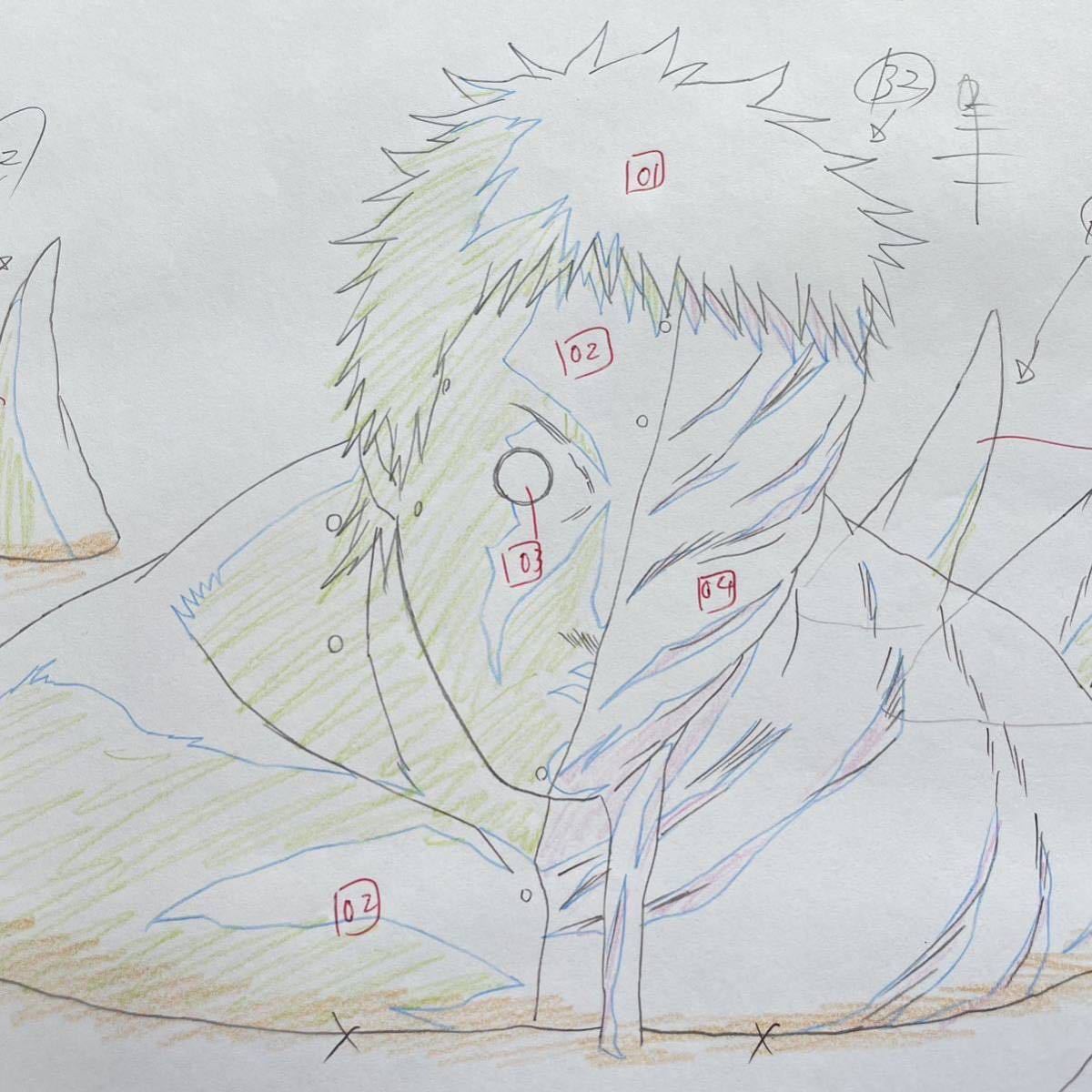 ■【ナルト NARUTO】【ゼツ Zetsu】原画 動画 セル画　3枚セット anime genga douga cel アニメ(T8) 