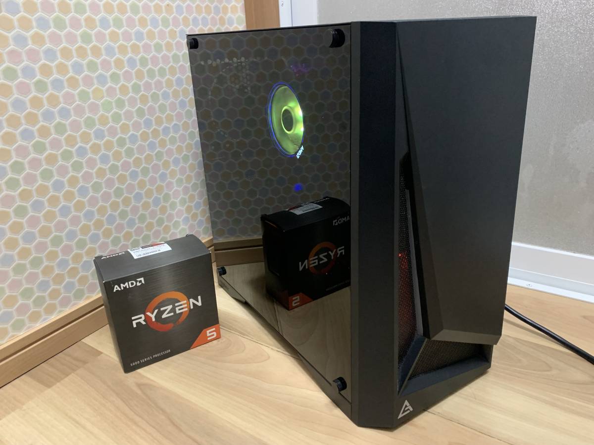 極美品 爆速ゲーミングPC Ryzen5 RTX2080 SSD1TB メモリ32G Win10 1016