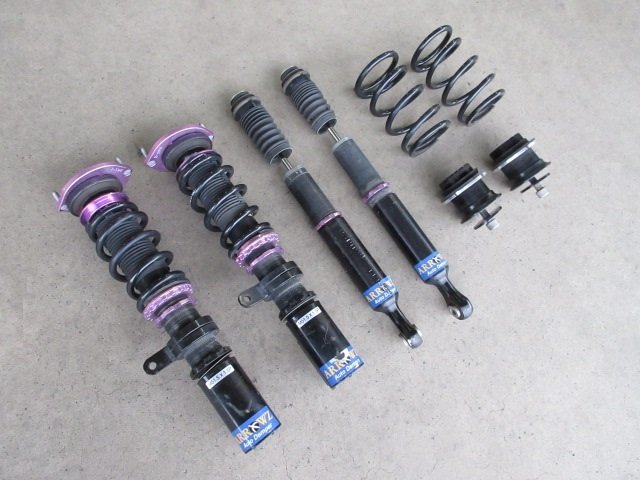 ムーブコンテ L575S アローズ 減衰調整付き ピロアッパー フルタップ車高調 欠品部品有り 難有り