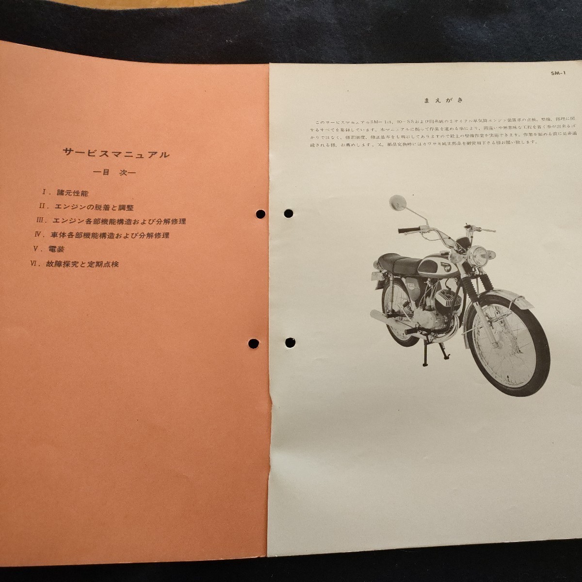 Kawasaki サービスマニュアル SM-1 ＋付録 1，2，3 【公式通販】