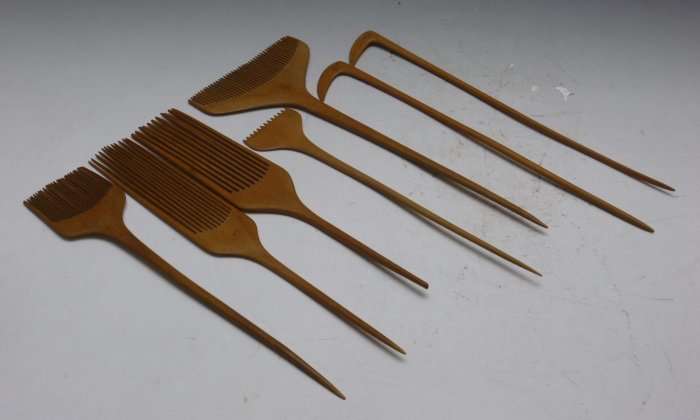 ★※★※アンティーク　本黄楊　かんざし　くし　纏めて　七点　旧家　初心だし★※★※