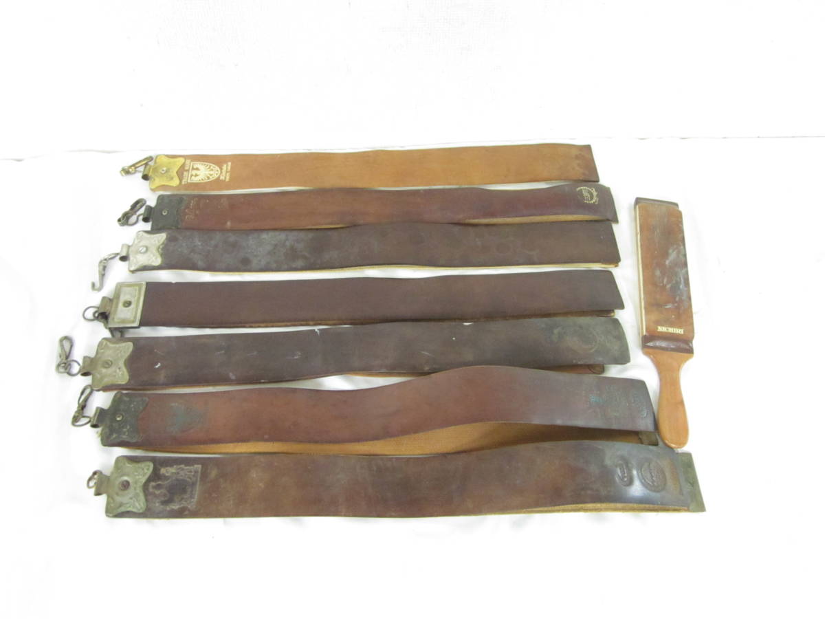 B. レザーストラップ 革砥 KINTAKA NICHIRI TRADE MARK 等 8点 まとめ