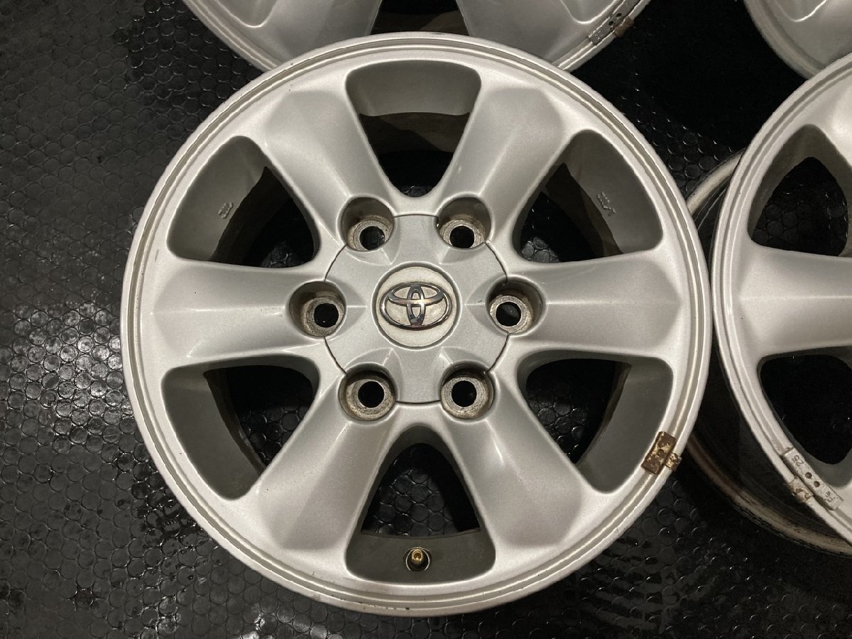 新車外しトヨタ純正200系ハイエース アルミホイール　15インチ　6J 4本 200系 ハイエース トヨタ | 純正ホイール TOYOTA 200系ハイエース 純正