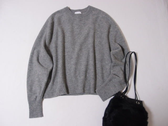 2021 ユナイテッドアローズ サドルショルダー クルーネック ニット プルオーバー