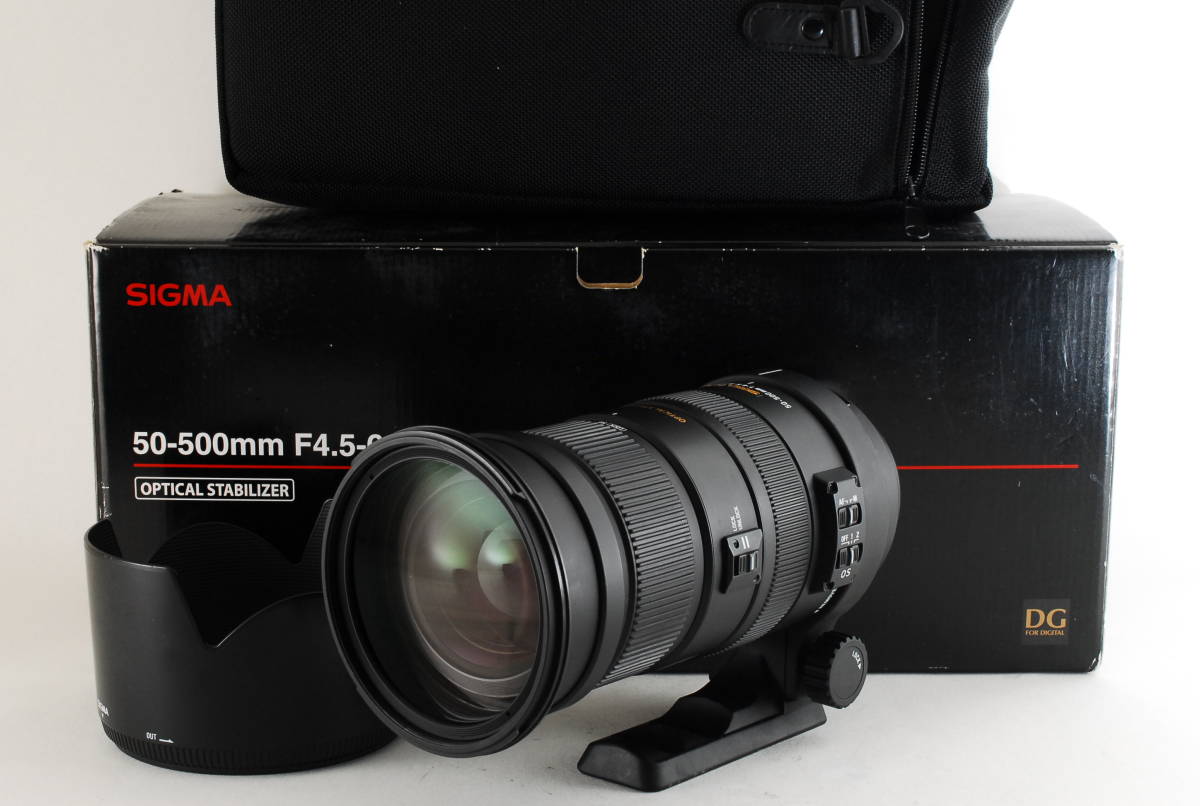 極美品!!】SIGMA シグマ 50-500mm F4.5-6.3 APO DG OS 超望遠