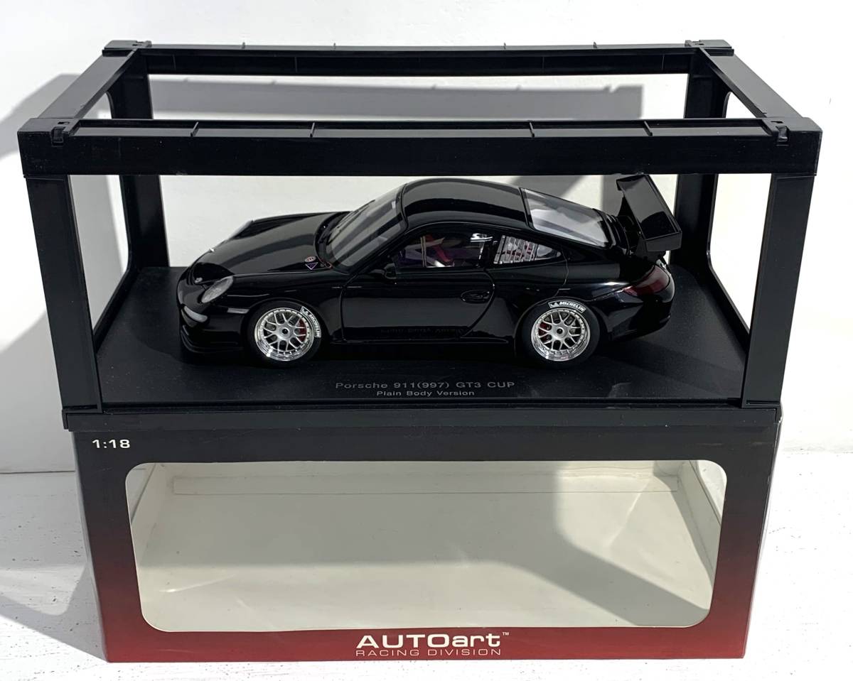 限定SALE，大人気 /80 AUTOart 1/18 レーシングシリーズ ポルシェ 911 997 GT3カップ プレーンボディ ブラック(レーシングカー)｜売買されたオークション情報、yahooの商品情報をアーカイブ公開 - オークファン レーシングカー