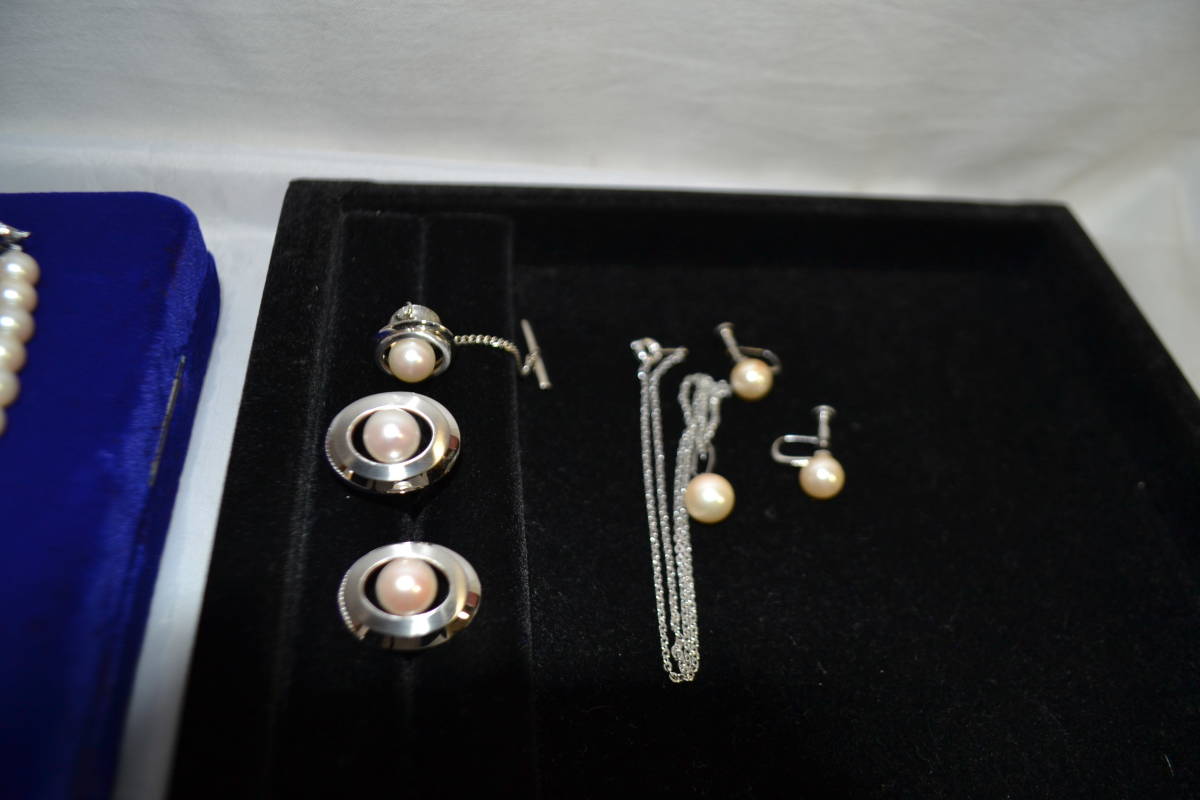 鏡面✨超大珠 アコヤ本真珠 ネックレス 8.0-8.5 SILVER あこや