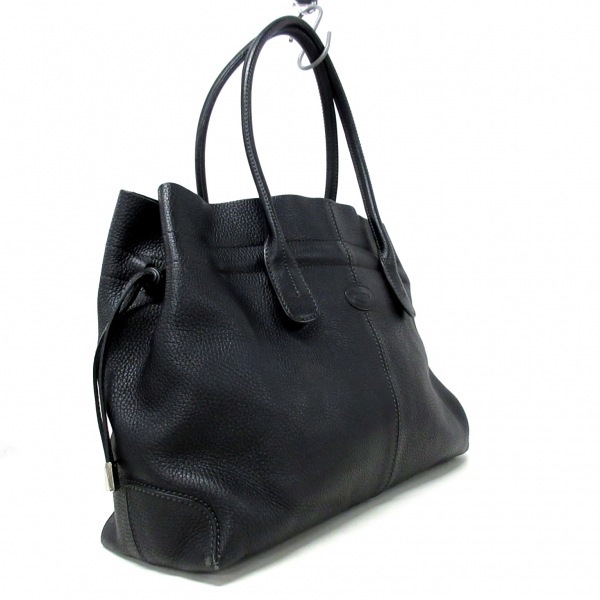 トッズ TOD'S トートバッグ ニューD レザー 黒 バッグ トッズ レザー