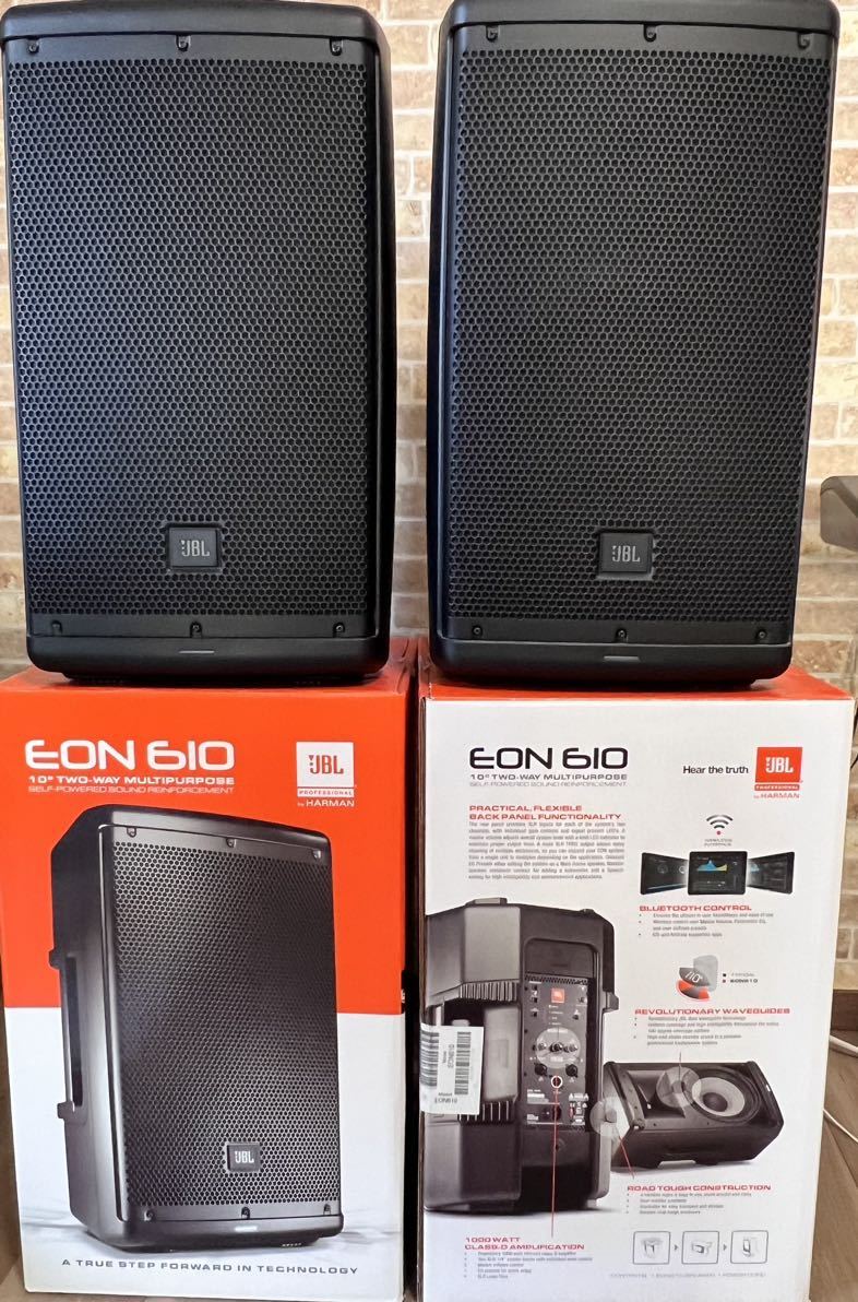 JBL EON610 × 2個セット JBL EON610 パワードスピーカー 10-Inch – Review