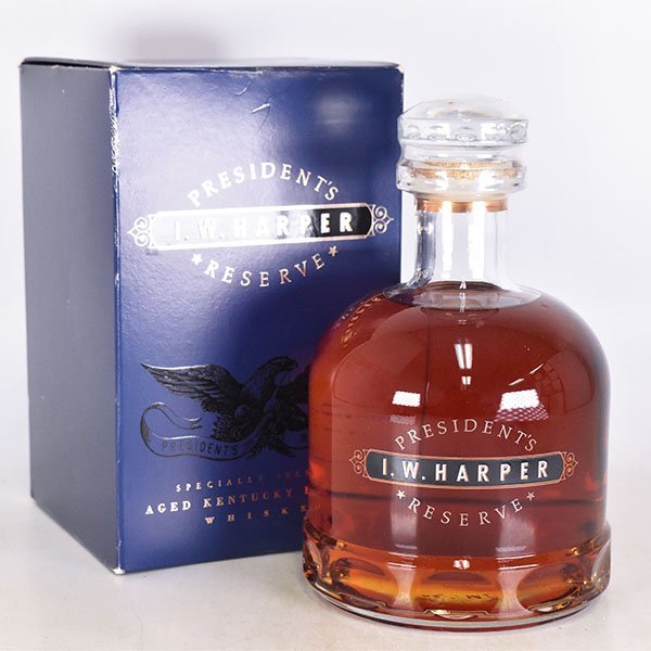 1円～☆IWハーパー プレジデント リザーブ ＊箱付 750ml 43% バーボン