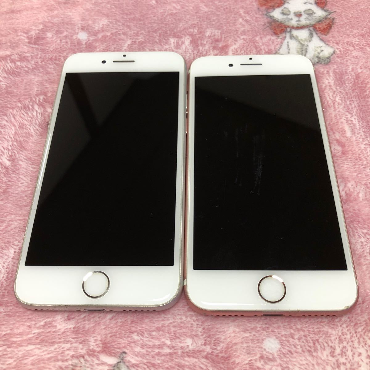 人気，お買い得】 1円〜 SIMフリー iPhone7 2台セット シルバーと