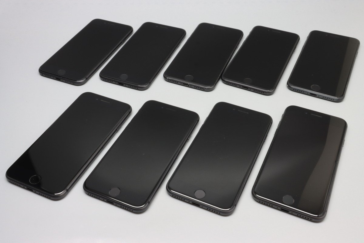 Apple iPhone8 64GB Space Gray 9台セット A1906 MQ782J/A □au 