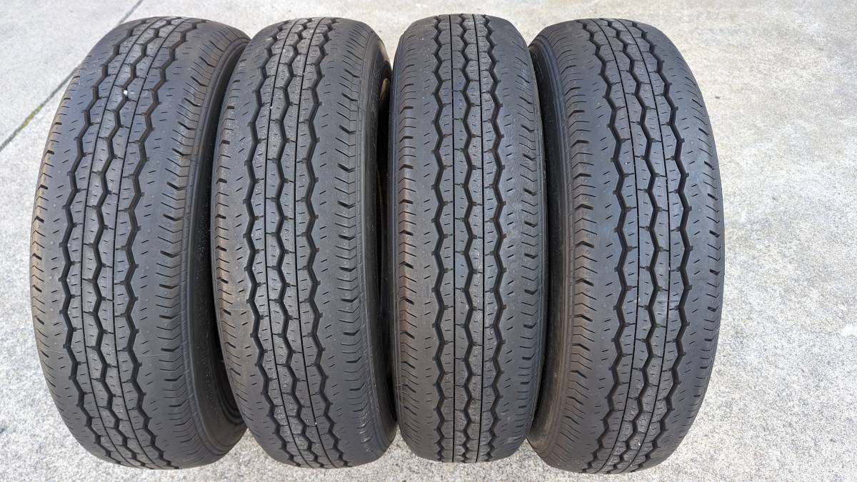 新車外し ブリヂストン エコピア RD613 195/80R15 4本セット バリ山
