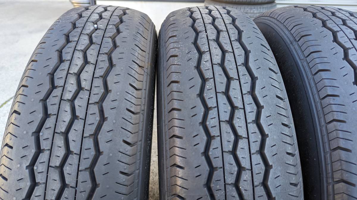新車外し ブリヂストン エコピア RD613 195/80R15 4本セット バリ山