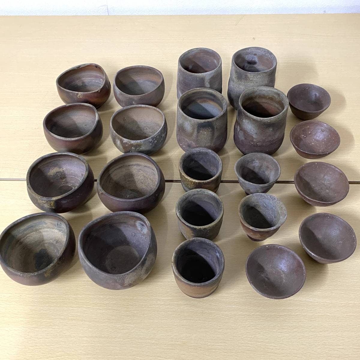 古伊万里、金襴手、『色絵三方唐草菊文蓋付碗』、5客、銘「富貴長春
