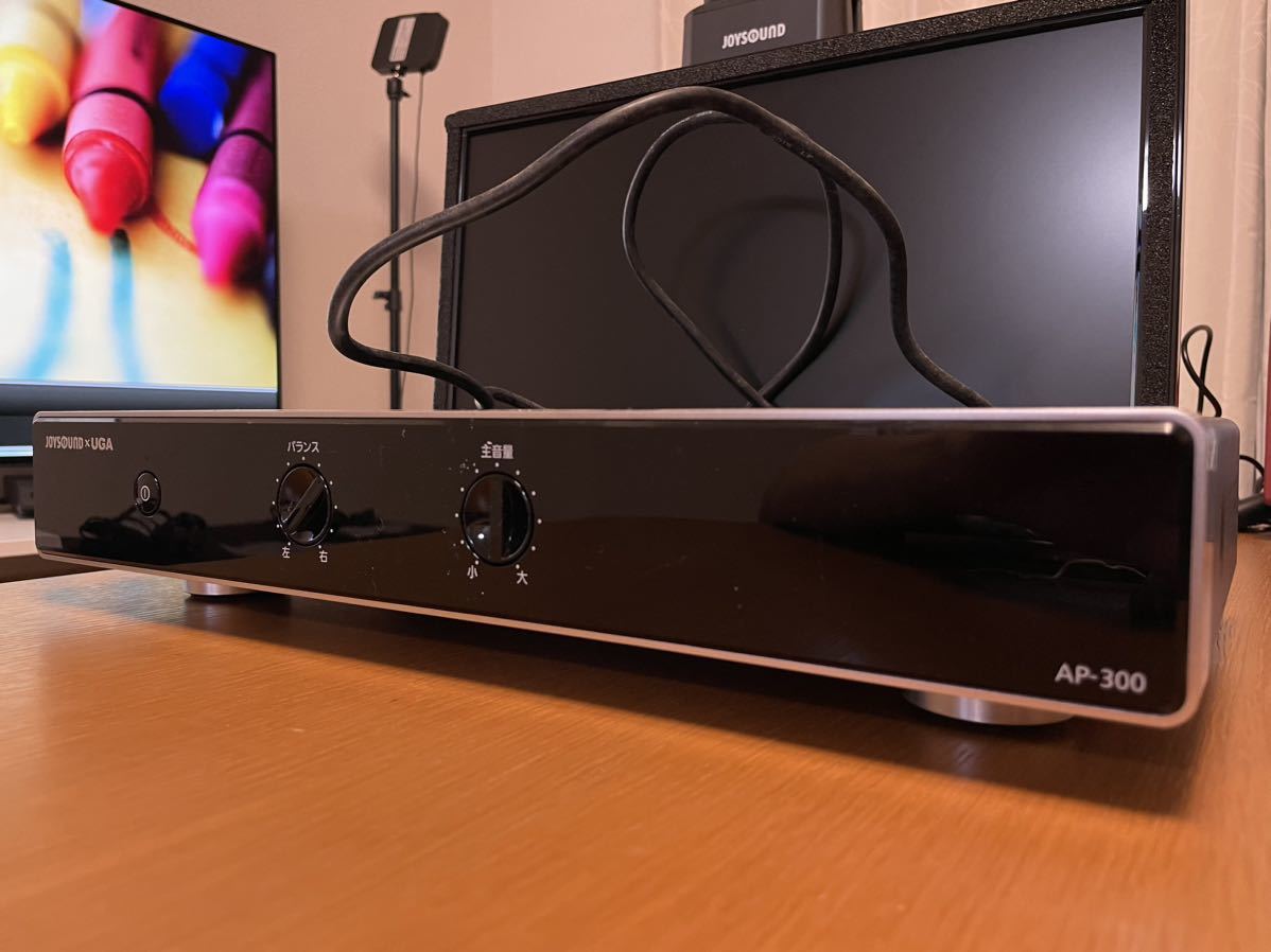 C】JOYSOUND×UGA AP-300 パワーアンプ ジョイサウンド×ウガ 3123329