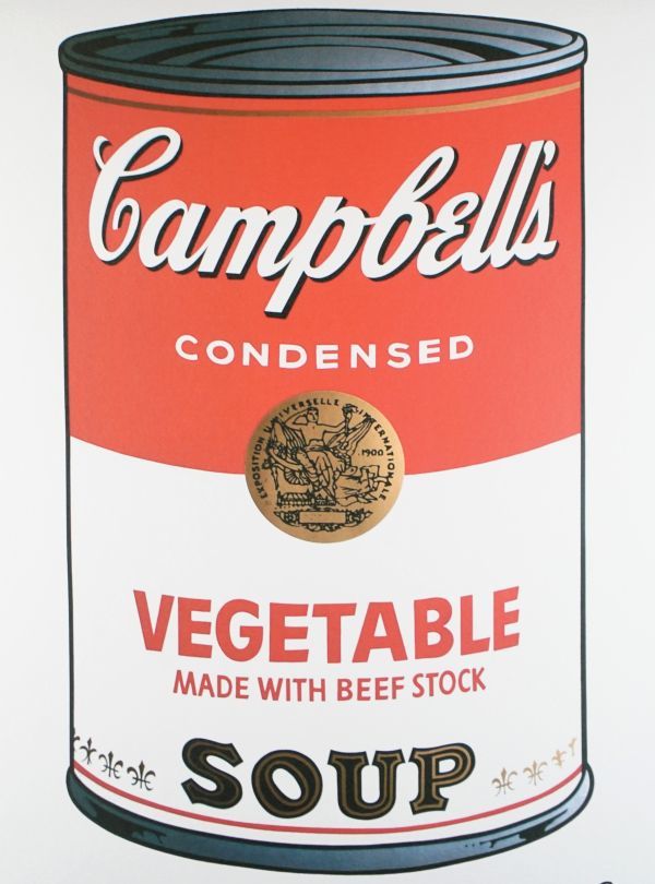 【人気SALE，品質保証】 アンディ ウォーホル Andy Warhol リトグラフ 野菜スープ缶 版サイン有り ナンバリング有 関連： 野菜スープ(石版画、リトグラフ)｜売買されたオークション情報、yahooの商品情報をアーカイブ 石版画、リトグラフ