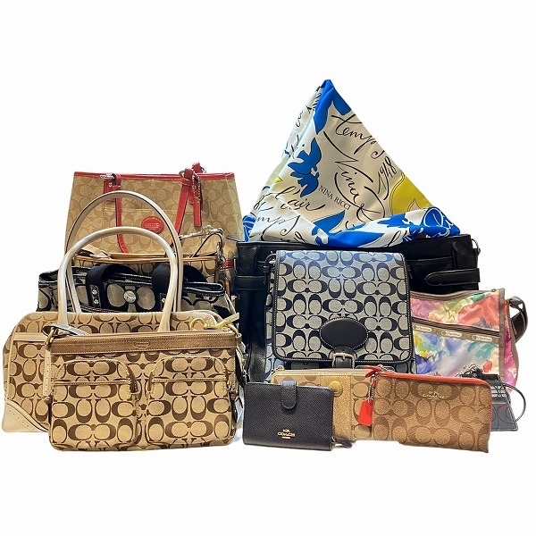 1円～最落なし コーチ ニナリッチ アレグロ レスポートサック など ブランドバッグ 財布 まとめ 13点☆0330