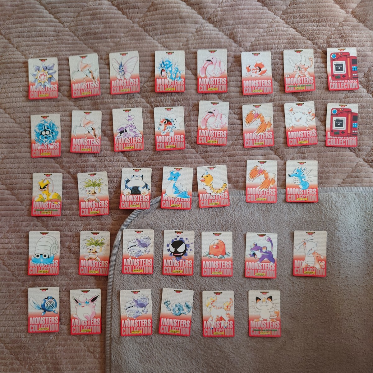 ポケモンカードダス ノーマルカードセット 赤 ポケットモンスター