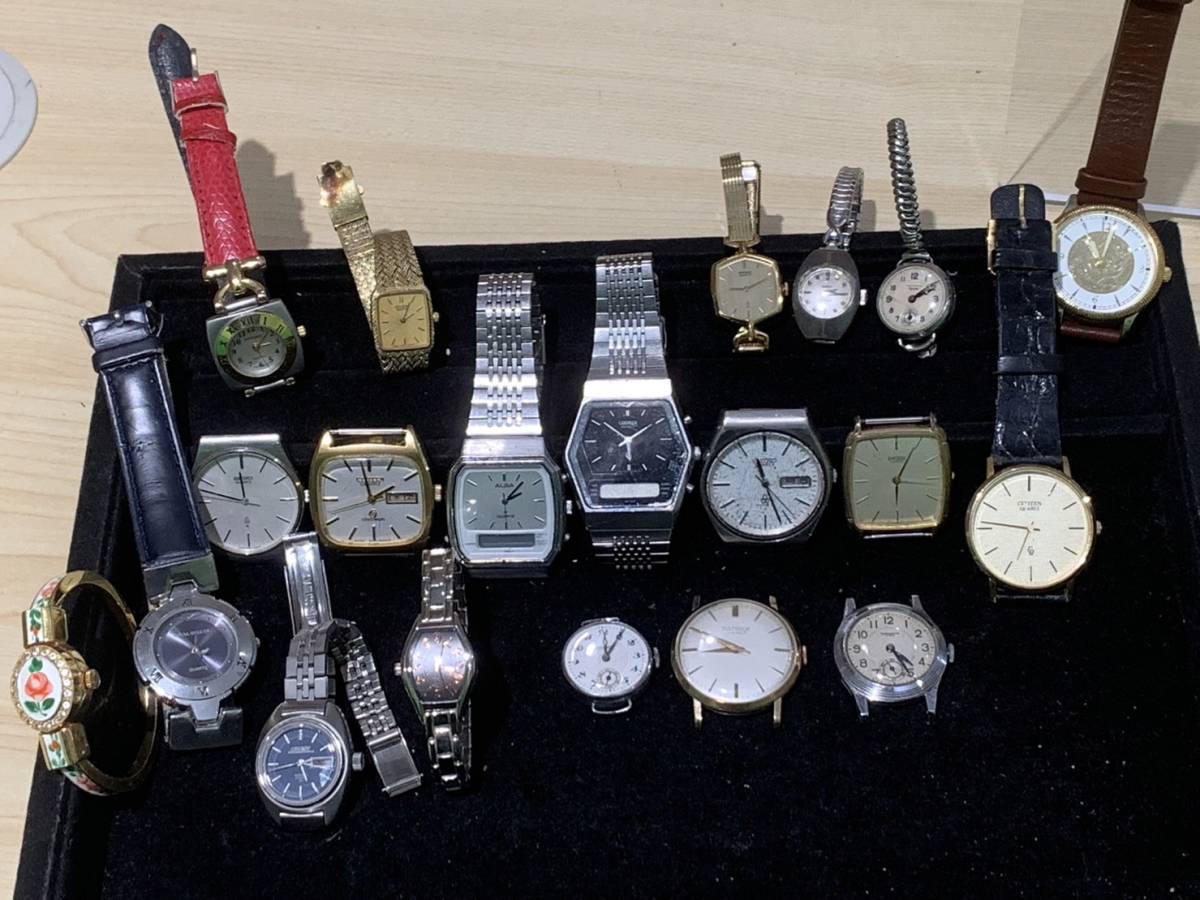 11566-7☆時計 大量まとめセット/SEIKO セイコー CITIZEN シチズン 