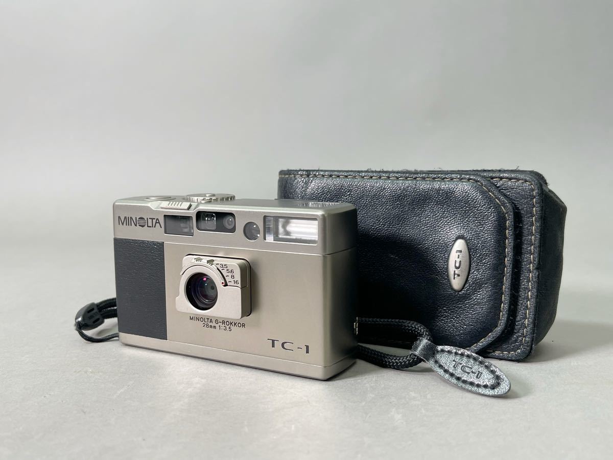 動作確認済 MINOLTA ミノルタ TC-1 G-ROKKOR 28mm 1:3.5 コンパクト