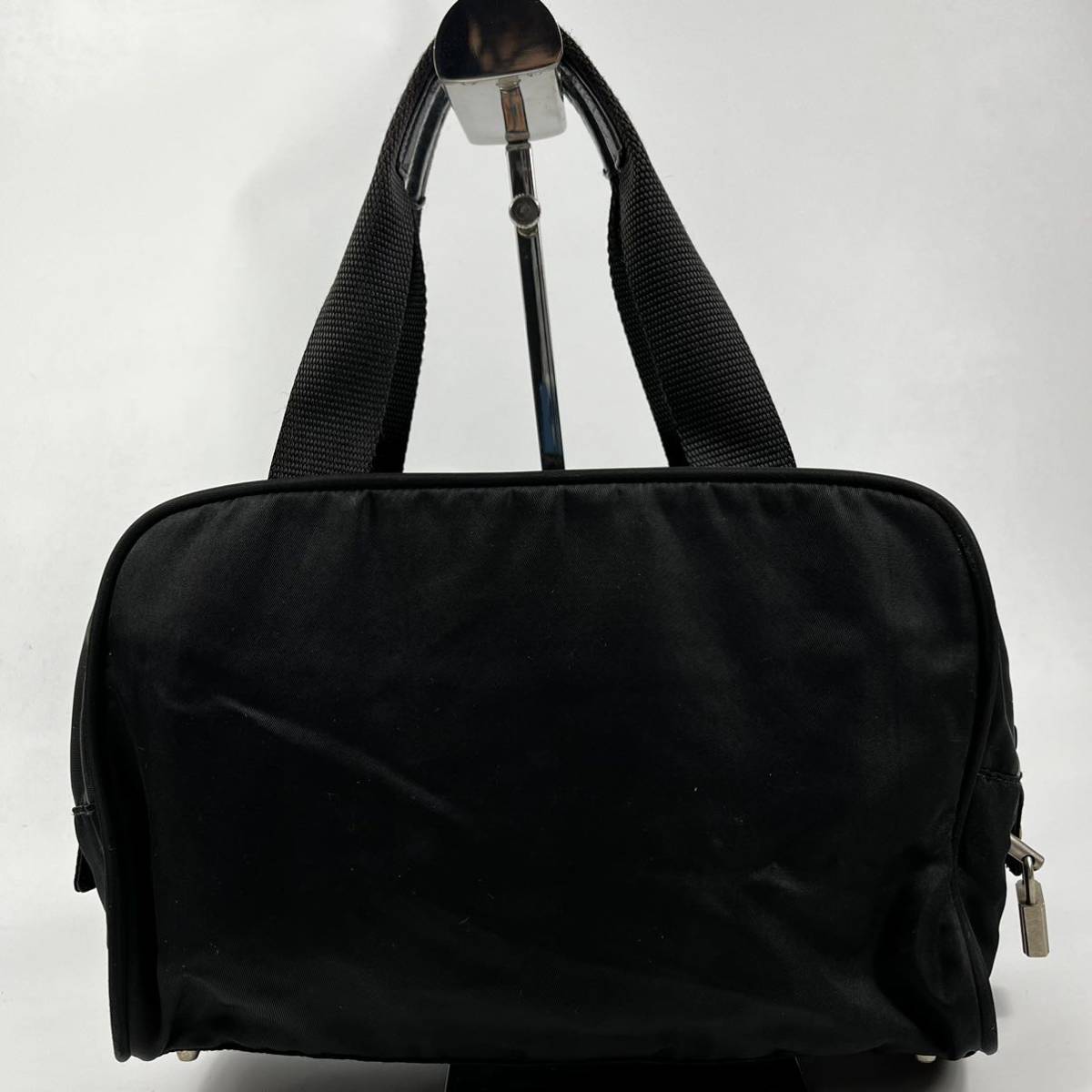 1円〜【入手困難品】 PRADA プラダ ハンドバッグ ナイロン ブラック 黒 