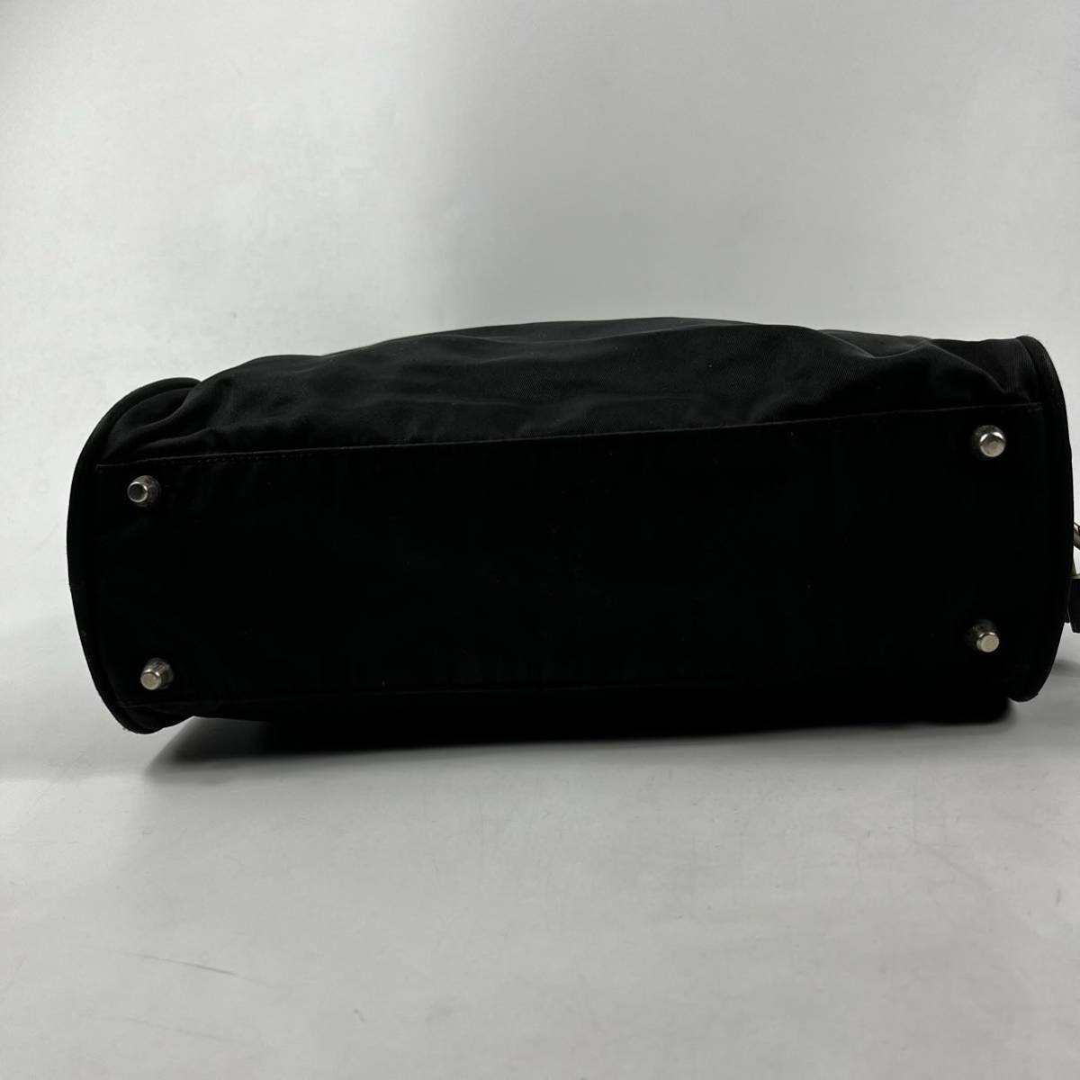 1円〜【入手困難品】 PRADA プラダ ハンドバッグ ナイロン ブラック 黒 