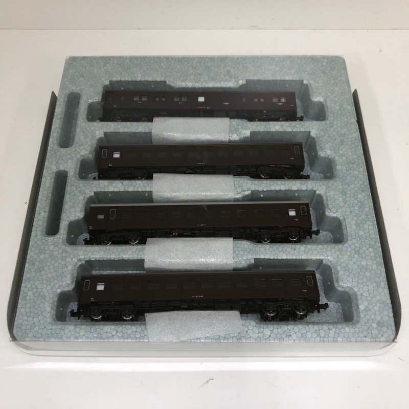 KATO　Nゲージ　旧形客車　4両セット（茶）10-034　鉄道模型　231227AG100107