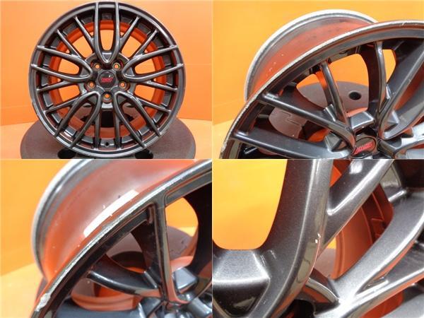 中古ホイール 4本 スバル WRX STi 純正ホイール 18インチ 8.5J +55 5H