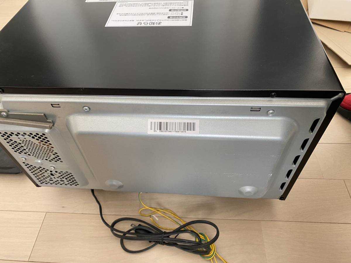 ジャンク品 17年製 山善 オーブンレンジ YRE-F250V(R) 配送サイズ140_4