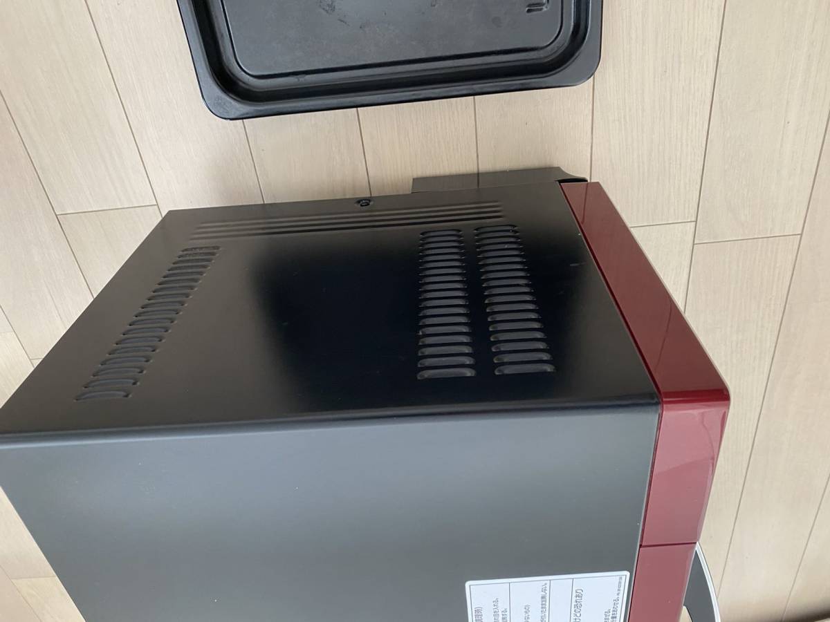 ジャンク品 17年製 山善 オーブンレンジ YRE-F250V(R) 配送サイズ140_5