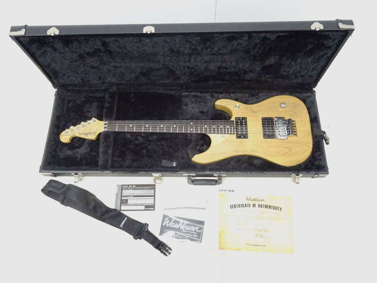 Decalcomania Per Paletta Chitarra Washburn Nuno Bettencourt &ndash; Cromata Nera &ndash; Modello Firma