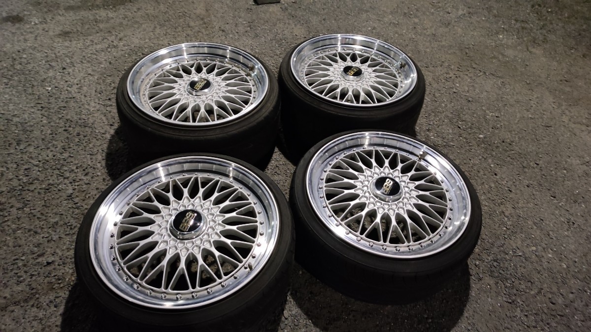 19インチ BBS superRSスーパーRS インセット+38 クラウン アリスト 