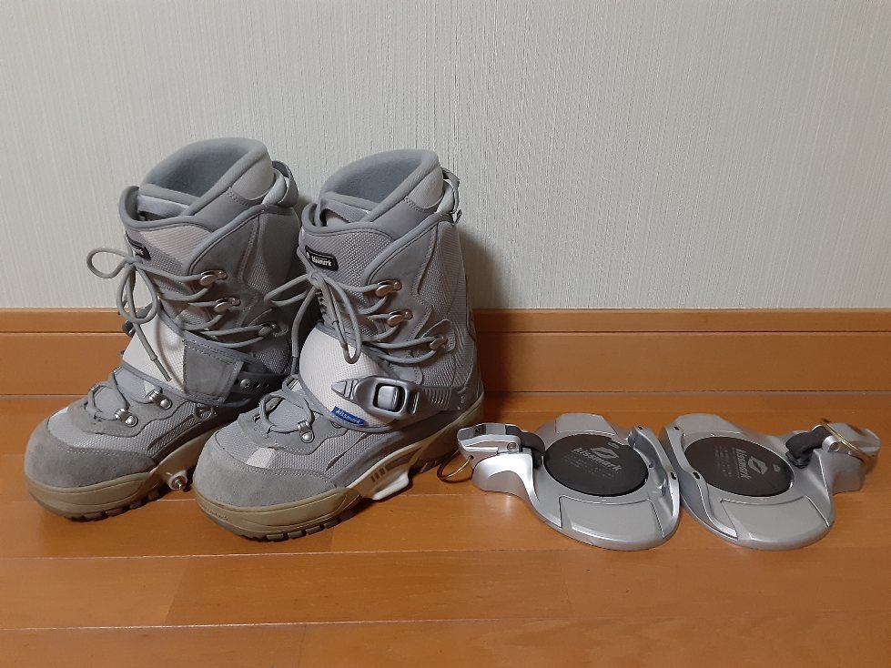 [5]kissmarkスノーボードブーツ27.0cm＋ビンディング,ステップイン,キスマークEASY CLICK SYSTEM _1